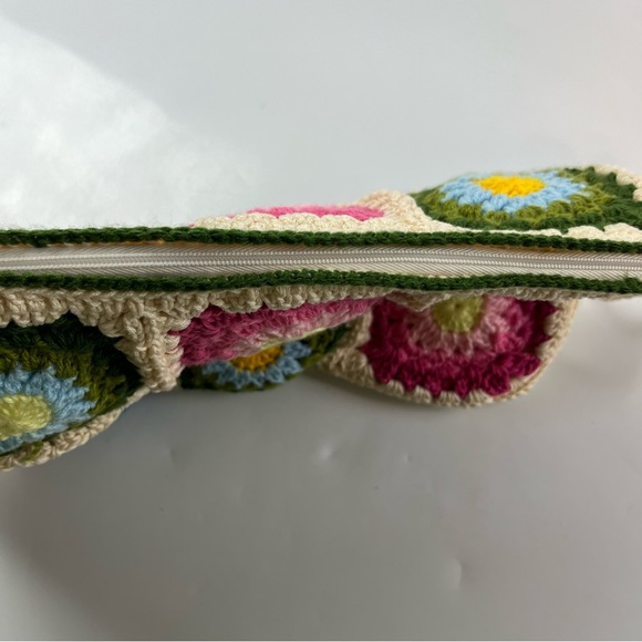 Handmade Granny Square Crochet Bag - Picture 2 of 11